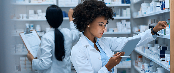 two pharmaceutical women