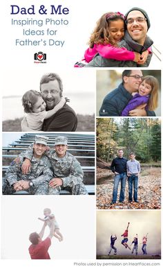 Father's Day Photo Ideas. Beautiful photography inspiration for kids and dads. iHeartFaces.com Photography Mini Sessions, Face Photography, Photography Tutorials, Digital Photography, Family Photography, Photography Ideas, Fathers Day Photo, Fathers Love, Photo Tips