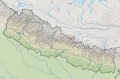 Nepal rel location map.svg