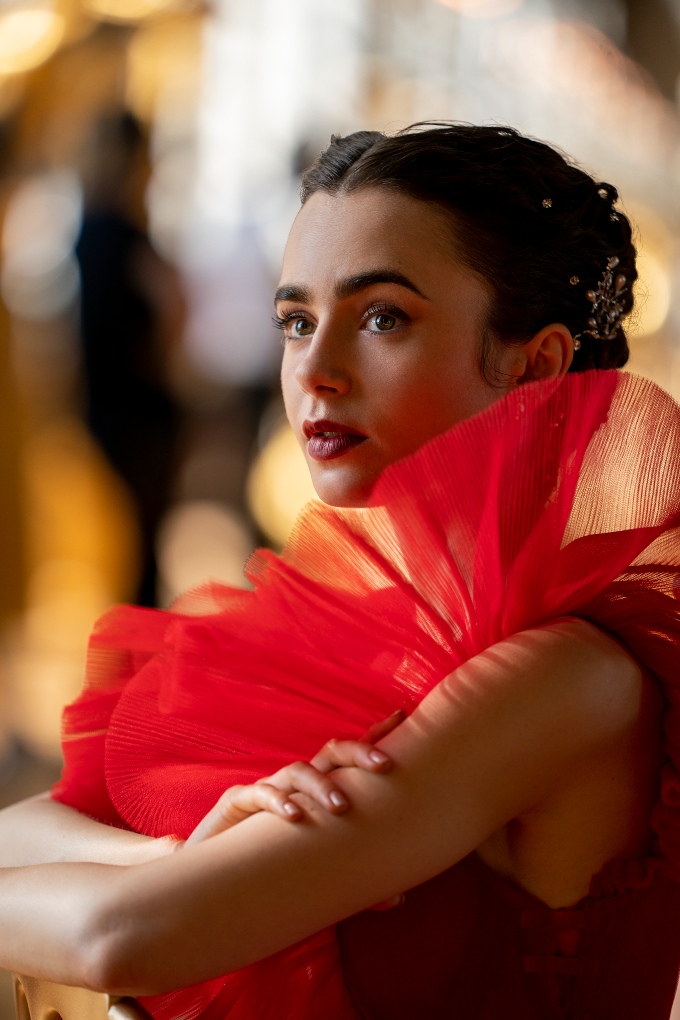 Vogue Singapore 2021 - Emily in Paris - Lancome Beauty Skincare Makeup Collection Collaboration - Emily Cooper Lily Collins