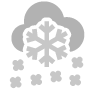 An icon symbolizing scattered snow.