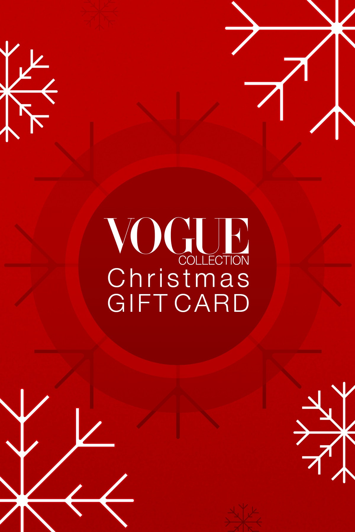 Vogue Collection Christmas Gift Card