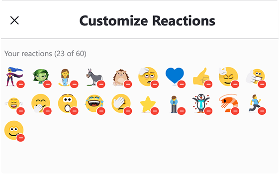 A reagálások testreszabása a Skype-ban