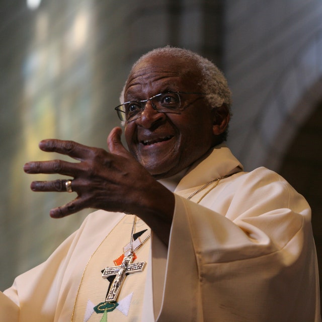 Desmond Tutu at St. Georges Cathedral Cape Town in 2005.