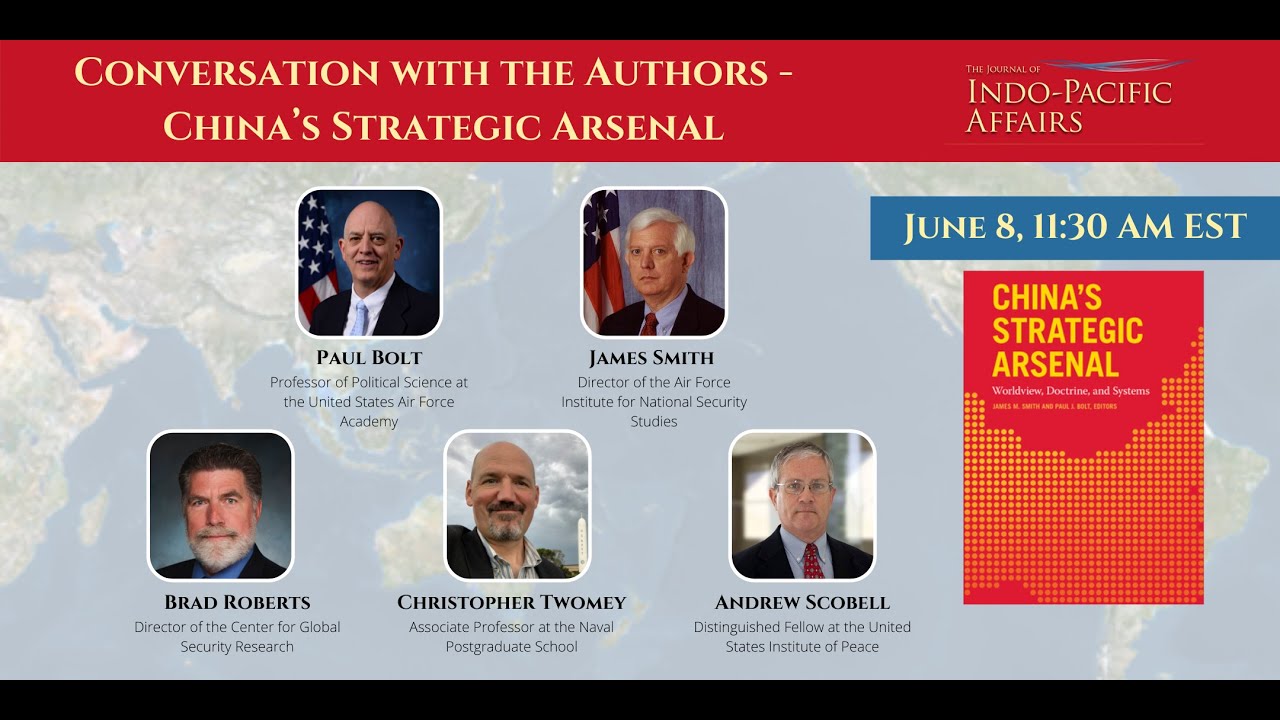 PAUL J. BOLT is a professor of political science at the United States Air Force Academy. He received his BA from Hope College and his MA and PhD from the University of Illinois at Urbana-Champaign. Bolt has taught at Zhejiang University and Baicheng Normal College in the People’s Republic of China as well as the University of Illinois. In 2009–10 he served as a Fulbright Scholar at Nanyang Technological University in Singapore. His most recent book is the coauthored China, Russia, and Twenty-First Century Global Geopolitics (Oxford, 2018).

JAMES M. “JIM” SMITH is director of the Air Force Institute for National Security Studies housed within the Department of Political Science at the US Air Force Academy. On active duty he served as an air force pilot and operational planner. He also served academic assignments at the Air Force Special Operations School, the Air Command and Staff College, and West Point’s Department of Social Sciences, where he was also associate dean for academic research. Smith holds a BS from USAFA, an MS from the University of Southern California, and a doctorate from the University of Alabama.

BRAD ROBERTS is director of the Center for Global Security Research at Lawrence Livermore National Laboratory in California. From April 2009 to March 2013 he served as deputy assistant secretary of defense for nuclear and missile defense policy. Prior to joining the Obama administration, Roberts was a member of the research staff at the Institute for Defense Analyses, an adjunct professor at George Washington University, and editor of the Washington Quarterly. He has a BA from Stanford University, an MSc from the London School of Economics and Political Science, and a doctorate from Erasmus University, Rotterdam.

ANDREW SCOBELL is a senior political scientist at the RAND Corporation’s Washington,DC, office, an adjunct professor of Asian Studies at Georgetown University’s Edmund A. Walsh School of Foreign Service, and a Distinguished Fellow at the