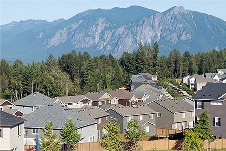 houses in the WUI