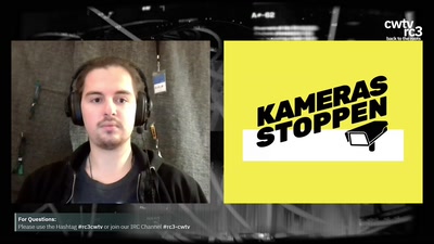 Kameras stoppen!