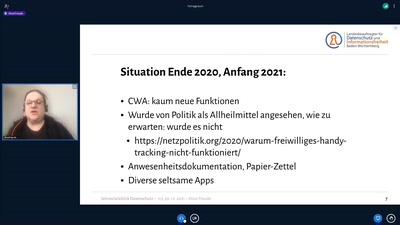 Datenschutz-Rückblick 2021 und Sprechstunde