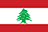 Flag for Lebanon