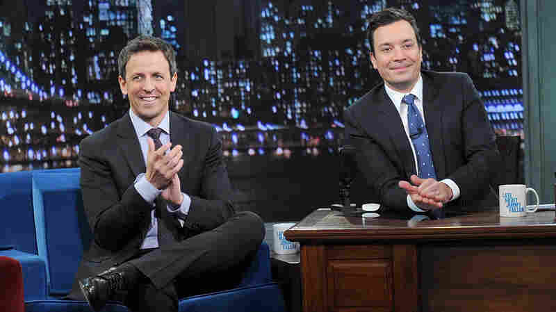 Late-night hosts Jimmy Fallon and Seth Meyers test positive for COVID-19