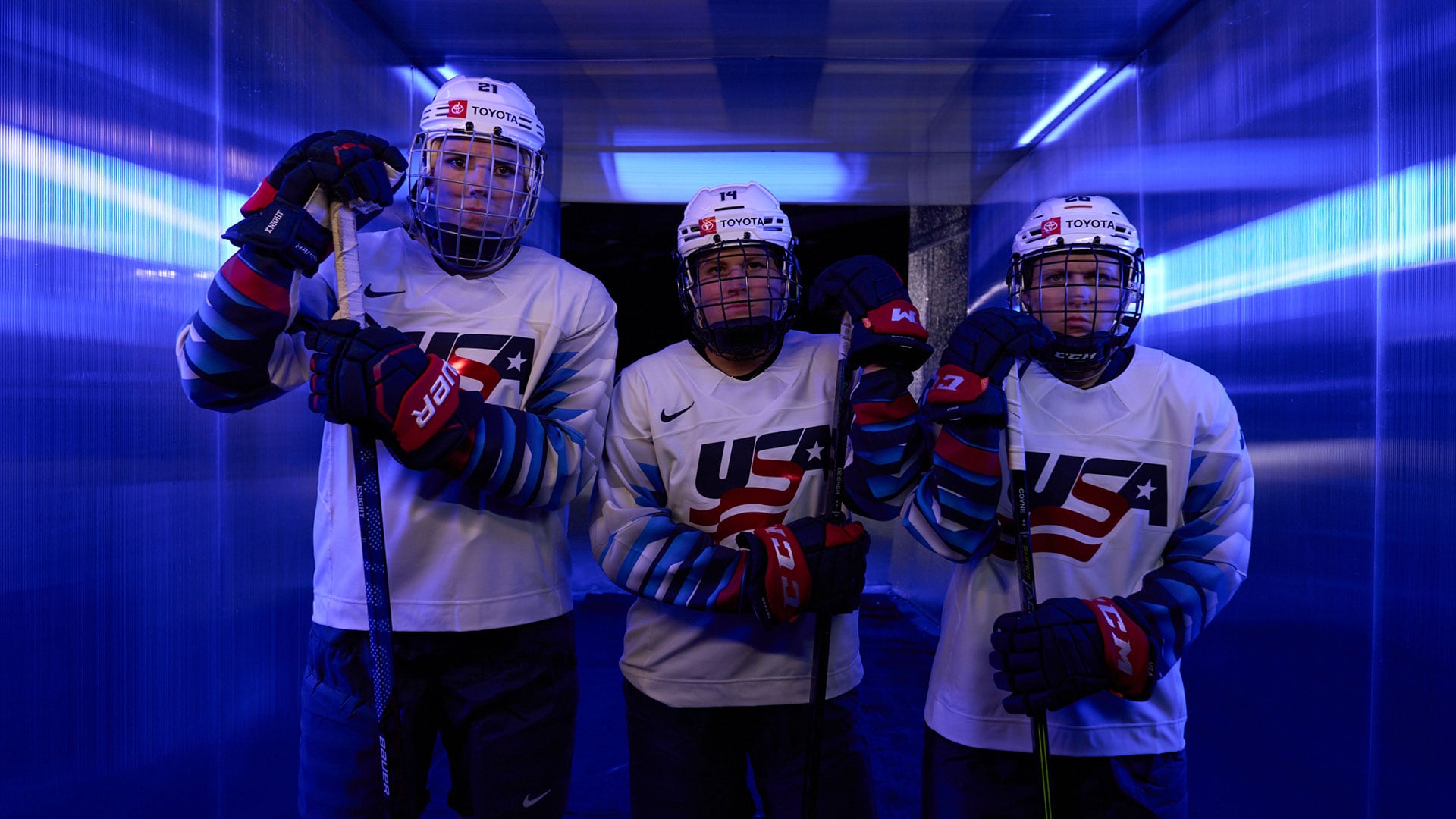 Hilary Knight, Brianna Decker and Kendall Coyne Schofield were all named to Team USA's...