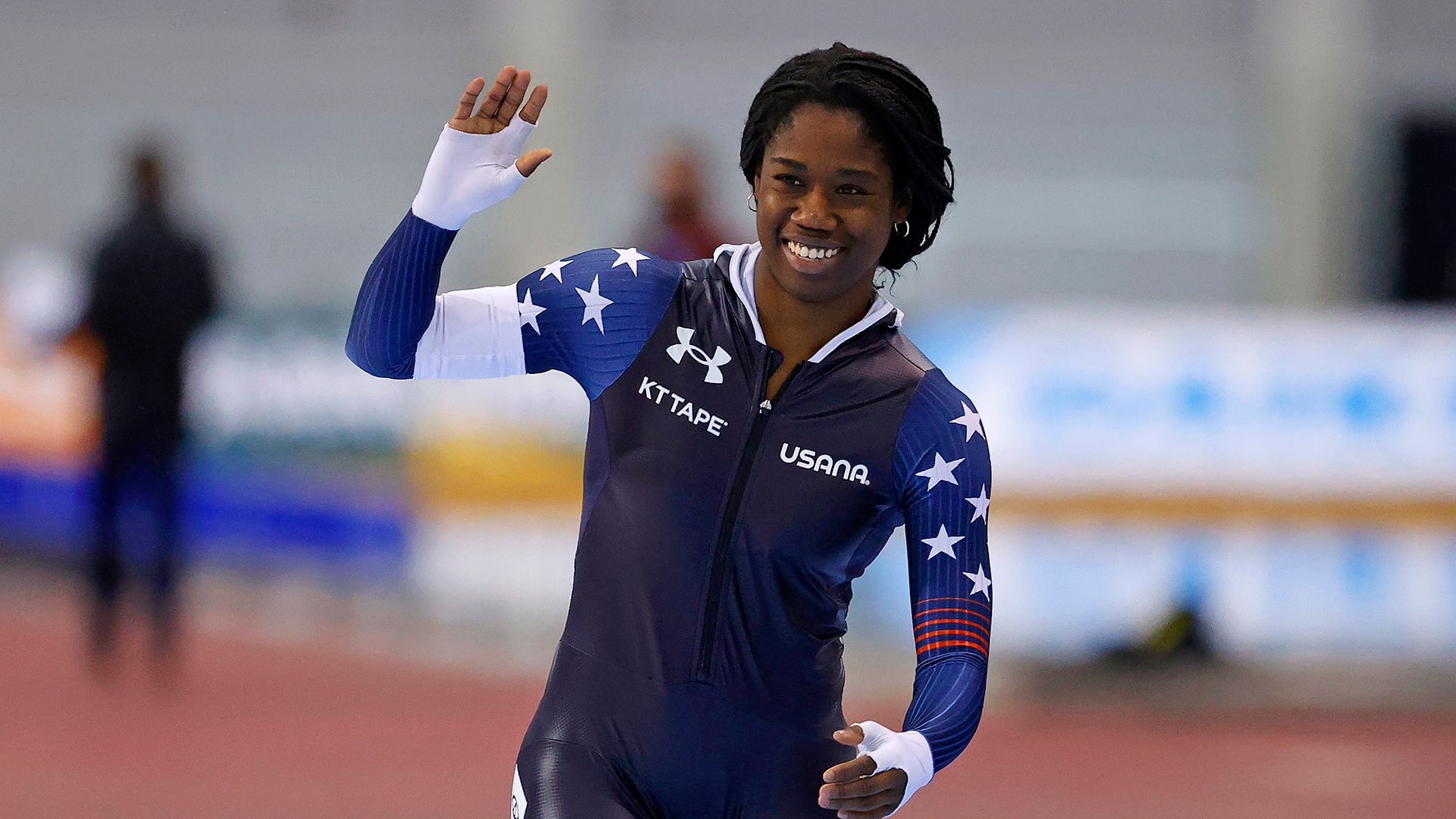 Get to know U.S. speed skating athlete Erin Jackson ahead of the 2022 Winter Olympics. (credit:...