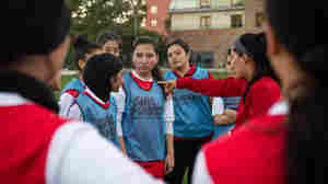 An Afghan girls soccer team rebelled to play the game they love. Now they're refugees