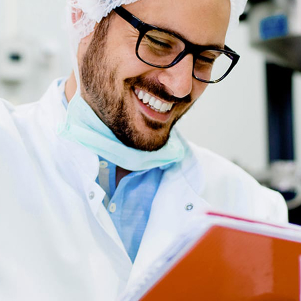 Photo of a doctor reading a chart