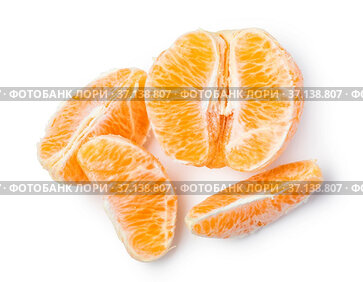 Orange fruit isolated on white background