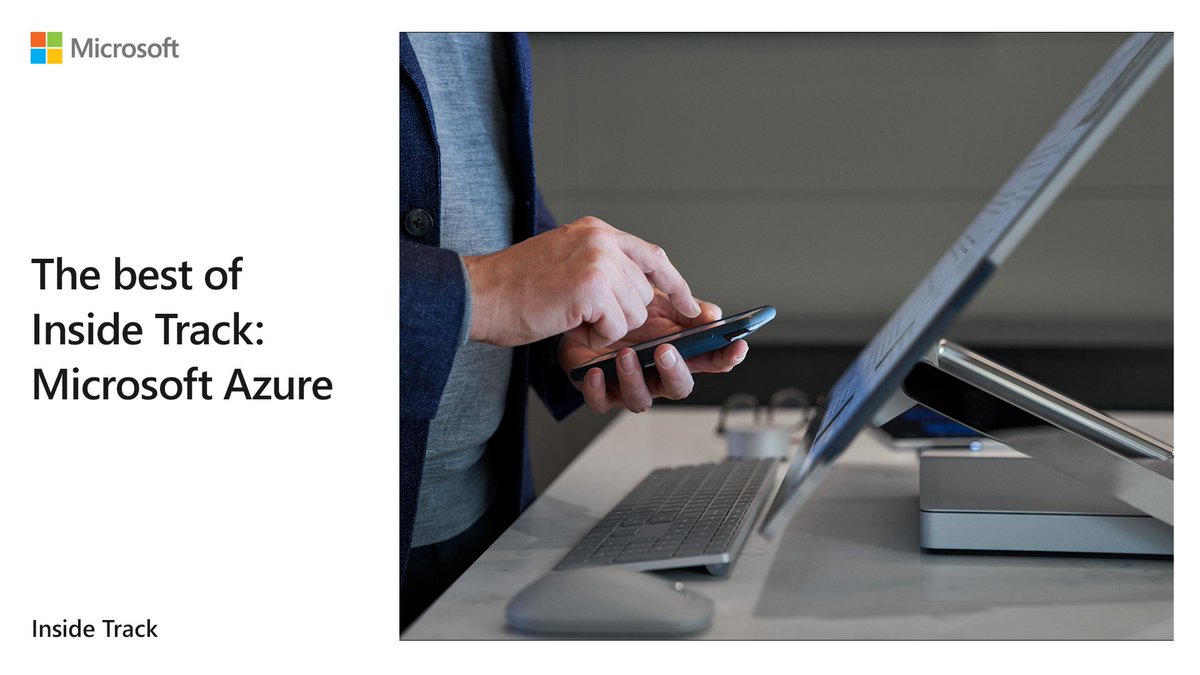 Text reads “The best of Inside Track: Microsoft Azure.” 