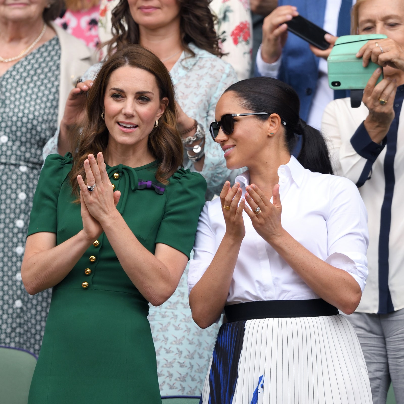 Kate Middleton et Meghan Markle à Wimbledon