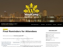 WordCamp Manila 2017