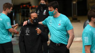 Lewis Hamilton & Toto Wolff