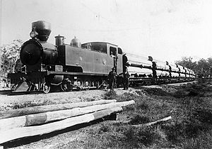 K class + pipe train, ca. 1902.jpg