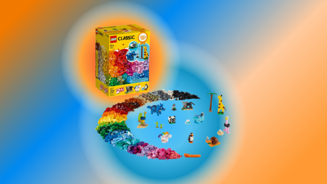 lego classic bricks and animals pack