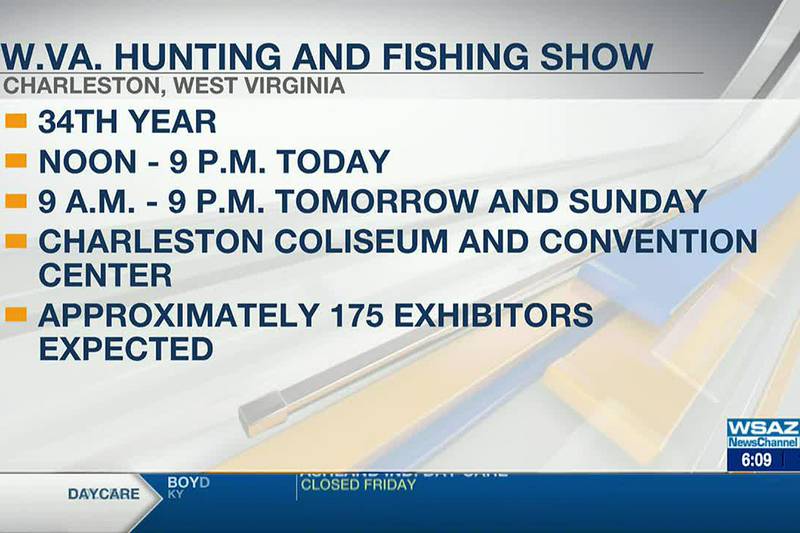 West Virginia Hunting & Fishing Show begins Friday