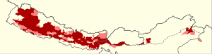 Nepali language map.svg