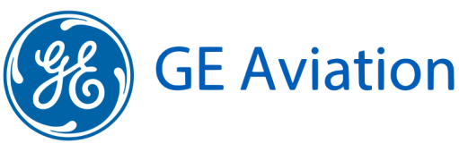 The GE aviation logo  the word GE Aviation next to the blue GE monogram. GE Aviation is a .NET customer.