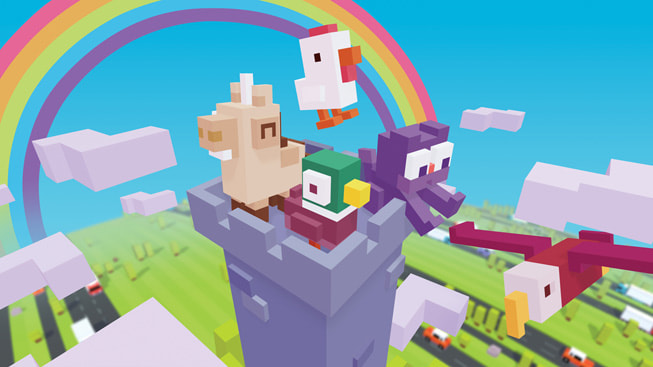 « Crossy Road Castle » est disponible sur Apple Arcade.