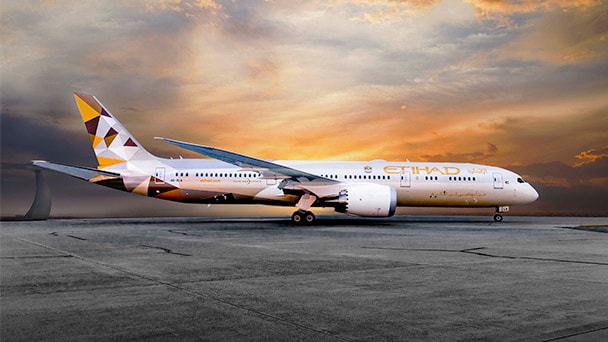 Etihad airplane