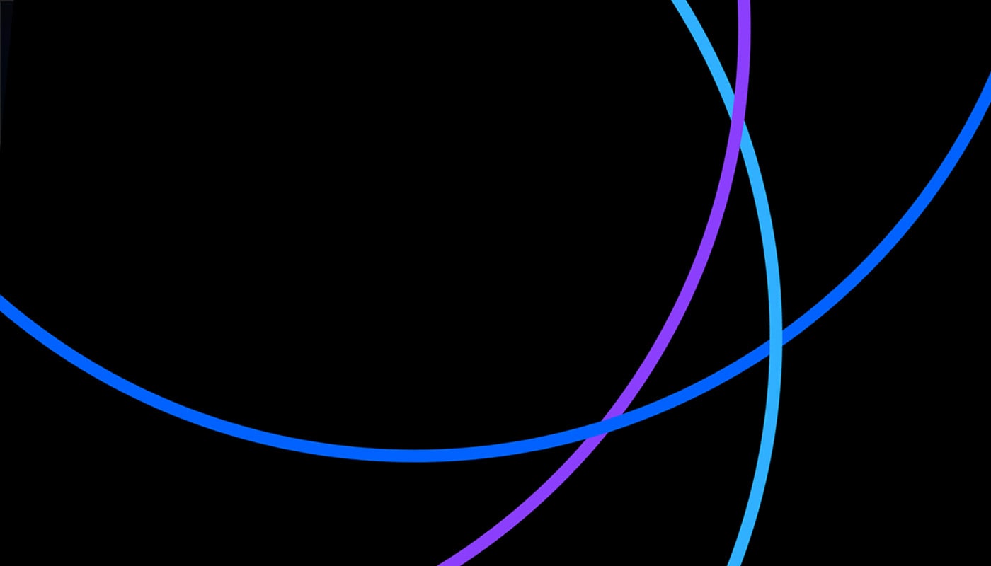 Black background with green, blue and purple lines