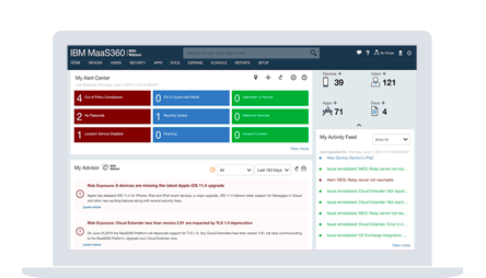 Screenshot of IBM MaaS360