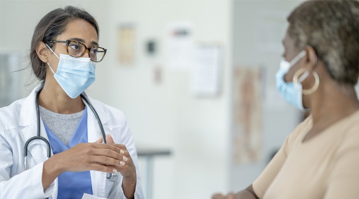 dr. talking with patient