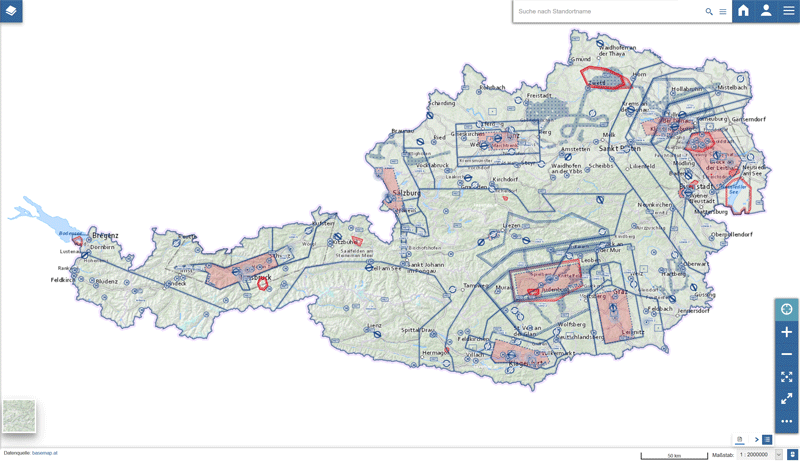 Vorschau Austro Control – Spatial Data Infrastructure (SDI)