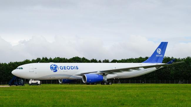 El primer avión de GEODIS está despegando