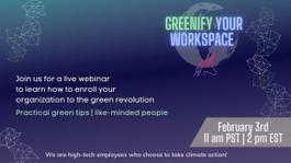 Greenify your workspace