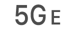 El ícono de estado 5G E.