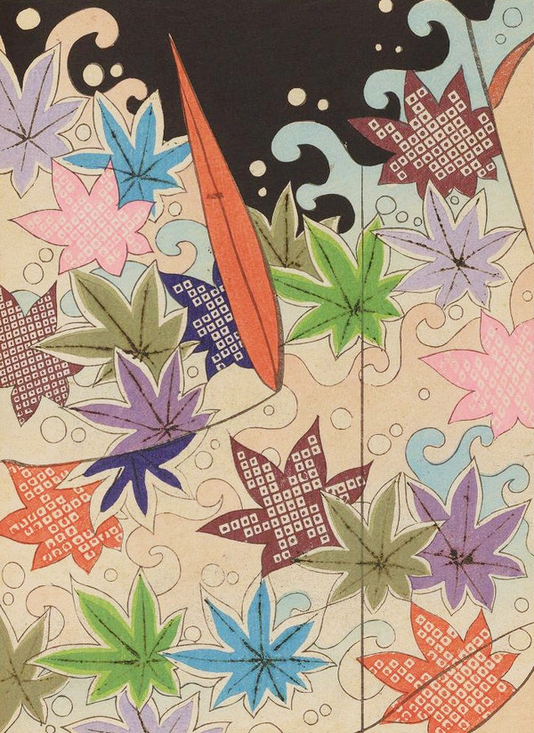 "Designs from Kimono Pattern Books, " Biodiversity Heritage Library (ca. 1902) public domain
