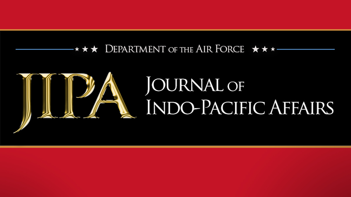 The Air Force Journal of Indo–Pacific Affairs (JIPA) is a professional journal of the US Air Force and a forum for worldwide dialogue regarding the Indo–Pacific region, spanning from the west coasts of the Americas to the eastern shores of Africa and covering much of Asia and all of Oceania. 