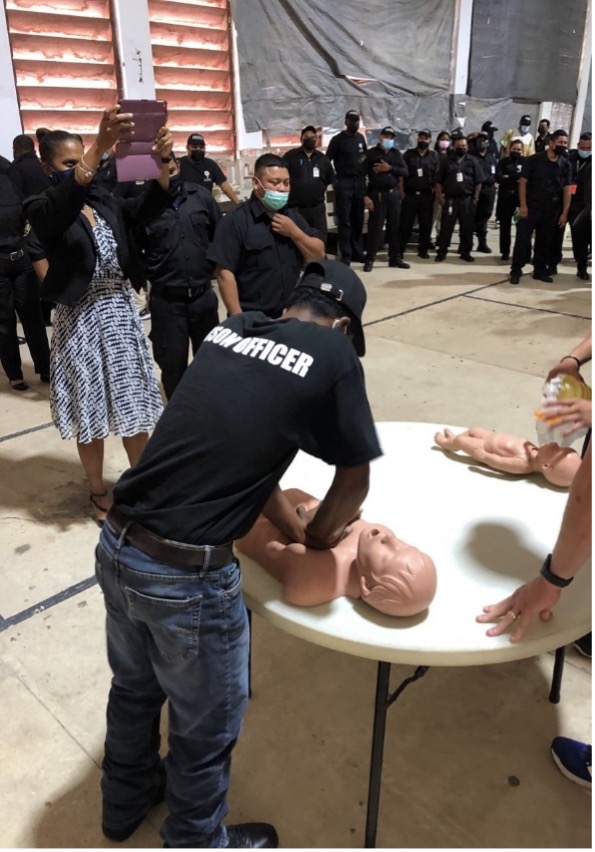 CPR training