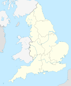 Mapa konturowa Anglii, na dole po prawej znajduje się punkt z opisem „Piccadilly”