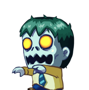 Zombie from Monster Dash walk's menacingly