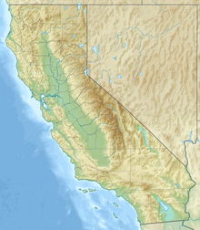 Map showing the location of Gaviota Coast