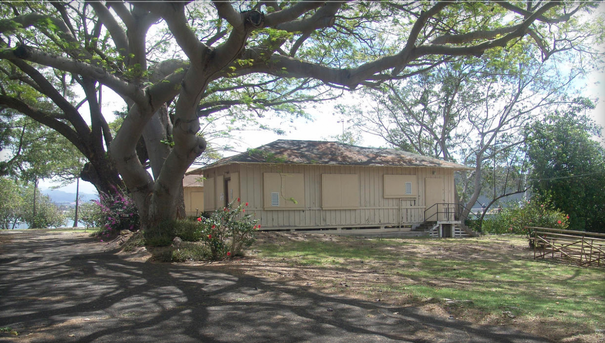 Ford Island petty officer bungalow at Pearl Harbor.