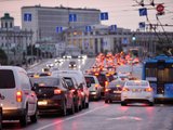 slide image for gallery: 28521 | Вечерние пробки на дорогах Москвы.