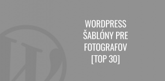 WordPress šablony pro fotografy