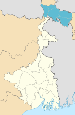 Location of Jalpaiguri Division in West Bengal