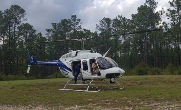 march 30, 2015 helicopter crash Mississippi aerial ignitions