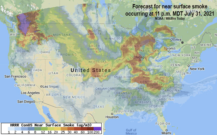 Smoke forecast