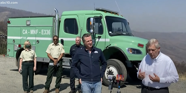 Governor Gavin Newsom and Secretary of Agriculture Tom Vilsack